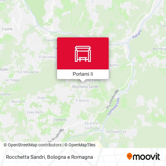 Mappa Rocchetta Sandri