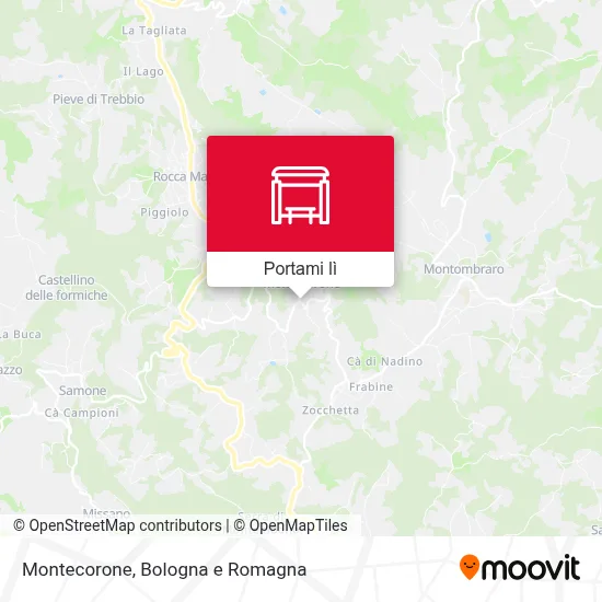 Mappa Montecorone
