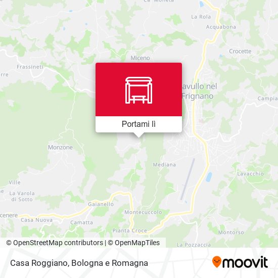 Mappa Casa Roggiano