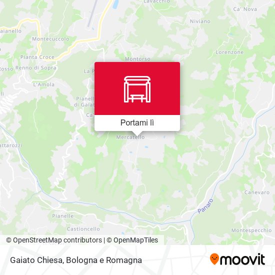 Mappa Gaiato Chiesa