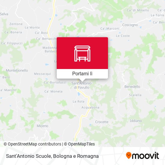 Mappa Sant'Antonio Scuole