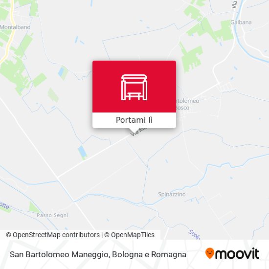 Mappa San Bartolomeo Maneggio