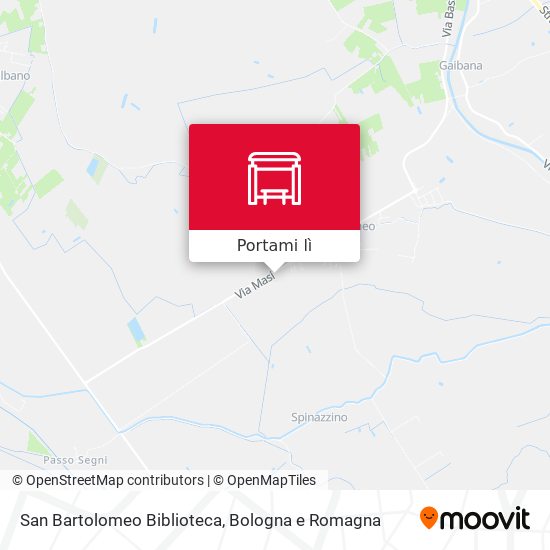 Mappa San Bartolomeo Biblioteca