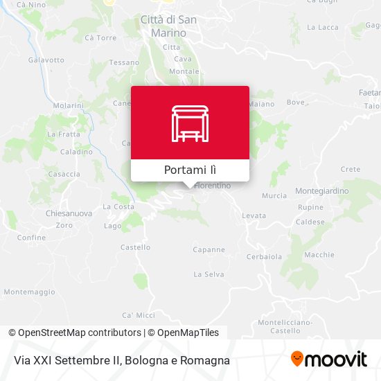 Mappa Via XXI Settembre II