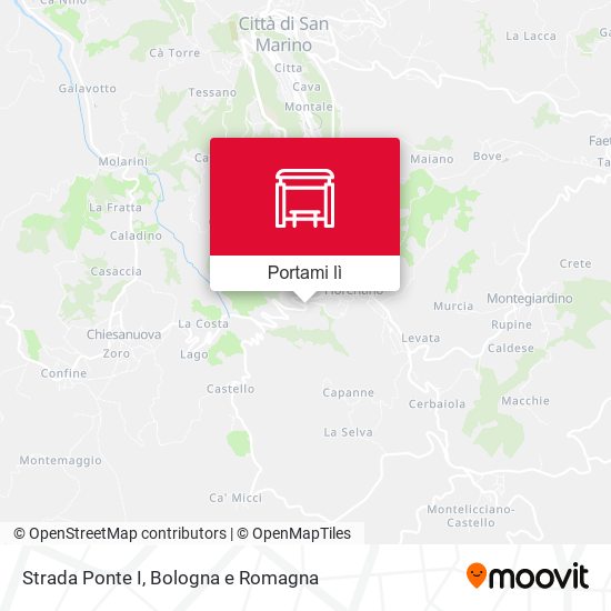 Mappa Strada Ponte I