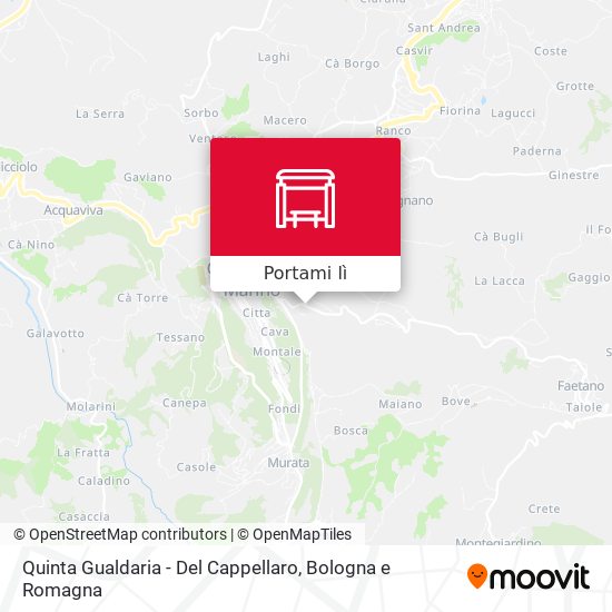 Mappa Quinta Gualdaria - Del Cappellaro