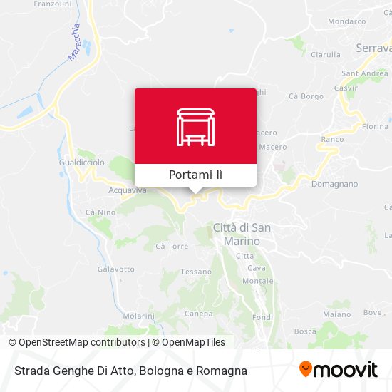 Mappa Strada Genghe Di Atto