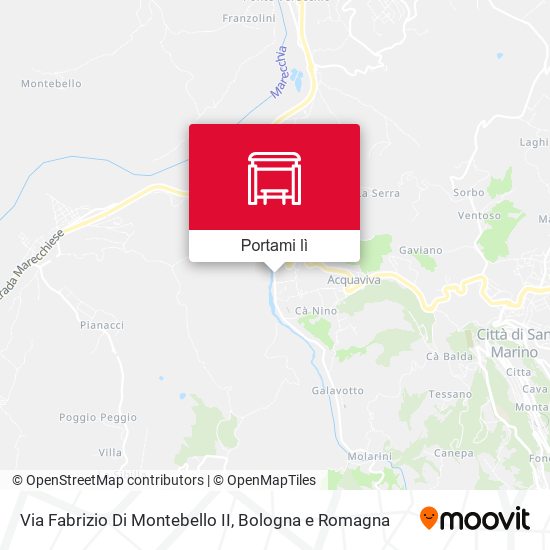 Mappa Via Fabrizio Di Montebello II