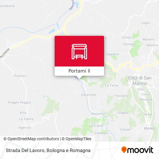 Mappa Strada Del Lavoro