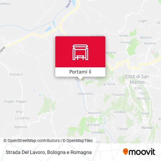 Mappa Strada Del Lavoro
