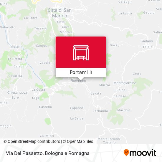 Mappa Via Del Passetto