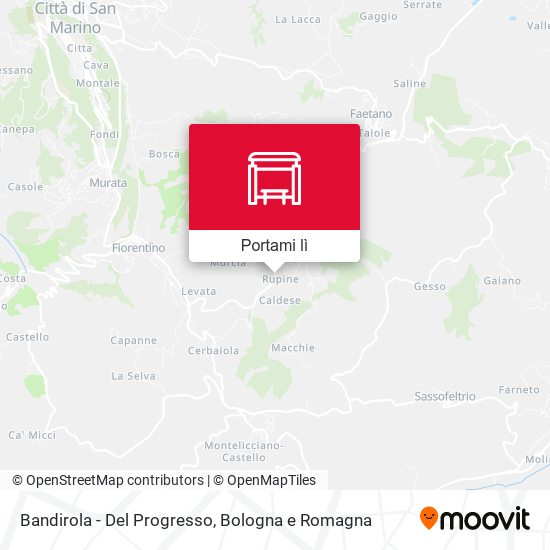 Mappa Bandirola - Del Progresso