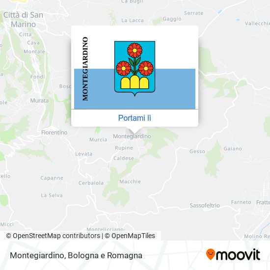 Mappa Montegiardino