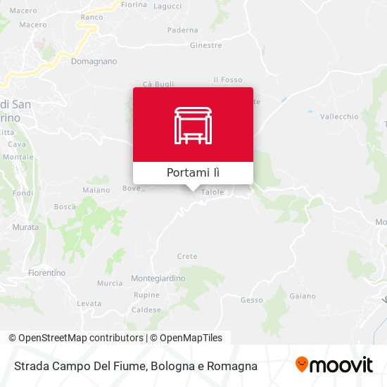 Mappa Strada Campo Del Fiume