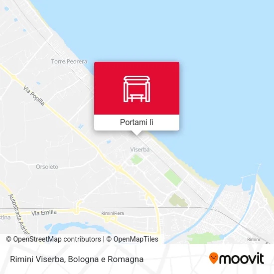 Mappa Rimini Viserba