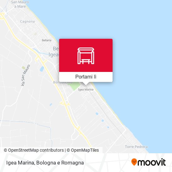 Mappa Igea Marina