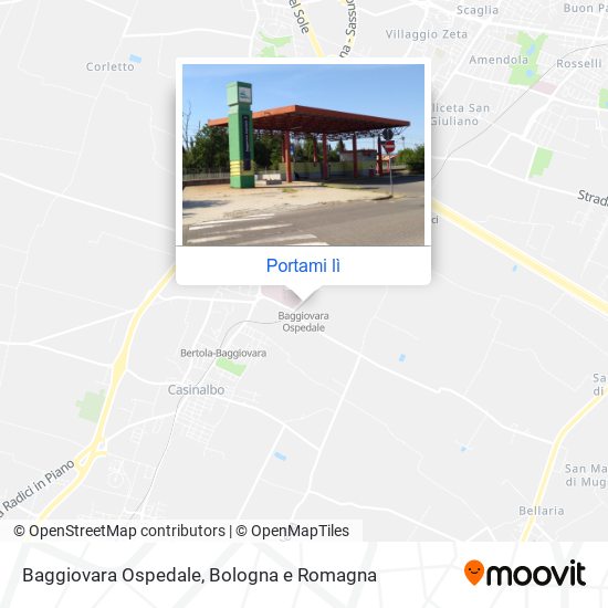Mappa Baggiovara Ospedale