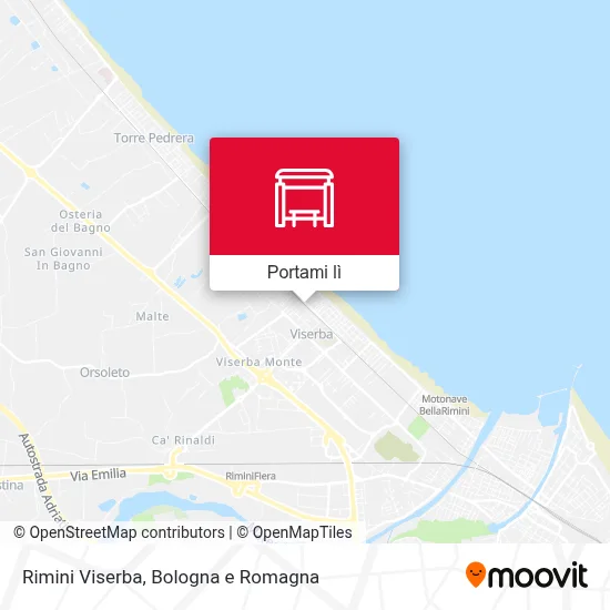 Mappa Rimini Viserba