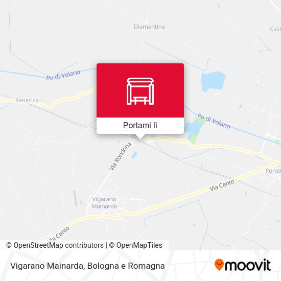 Mappa Vigarano Mainarda