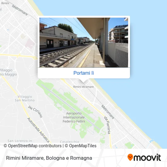 Mappa Rimini Miramare