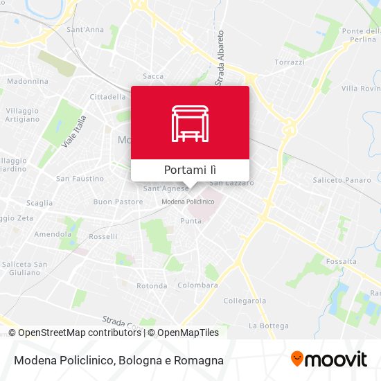 Mappa Modena Policlinico