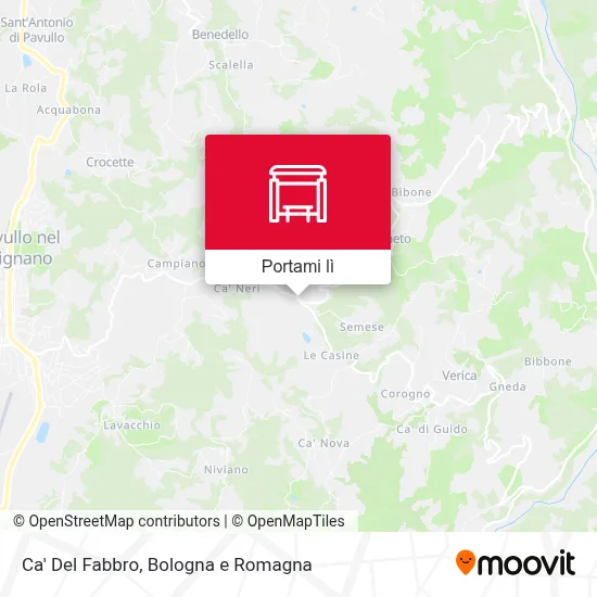 Mappa Ca' Del Fabbro