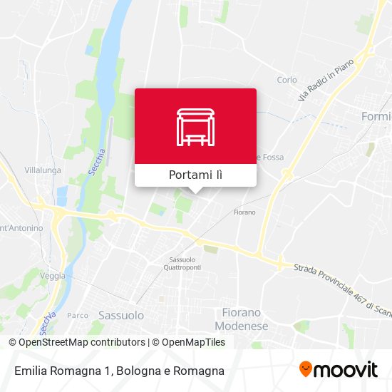 Mappa Emilia Romagna 1