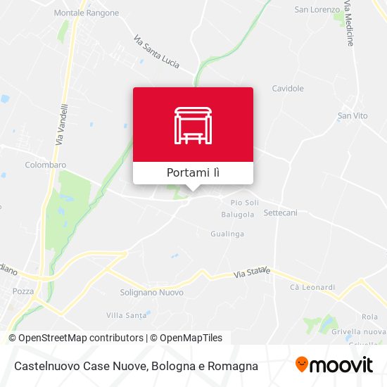 Mappa Castelnuovo Case Nuove