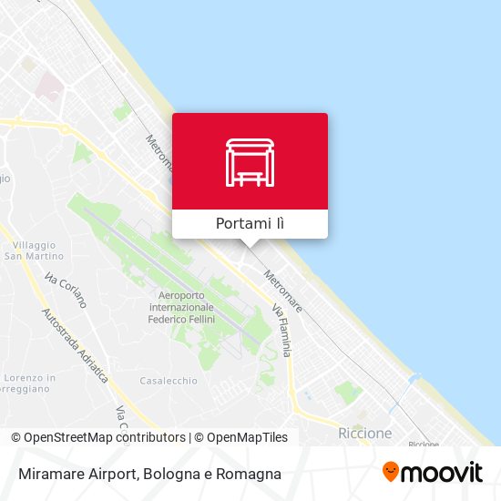 Mappa Miramare Airport
