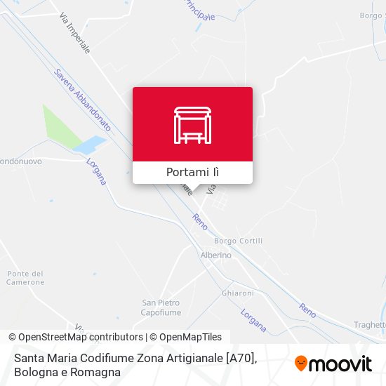 Mappa Santa Maria Codifiume Zona Artigianale [A70]