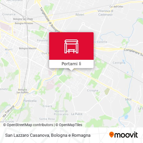 Mappa San Lazzaro Casanova