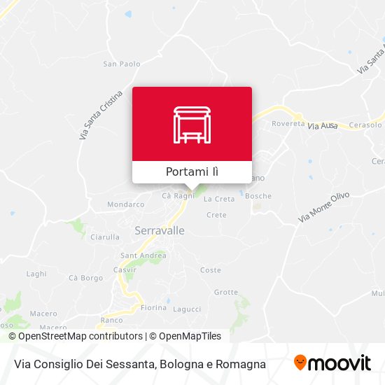 Mappa Via Consiglio Dei Sessanta