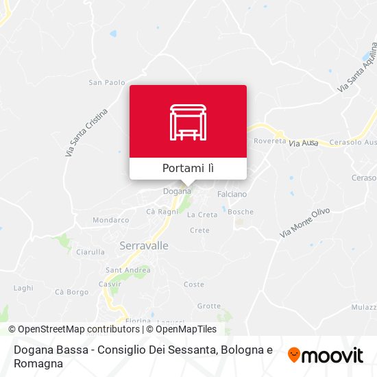 Mappa Dogana Bassa - Consiglio Dei Sessanta