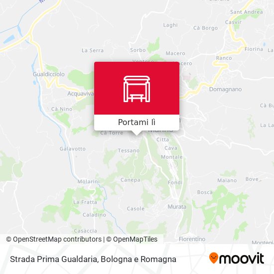 Mappa Strada Prima Gualdaria