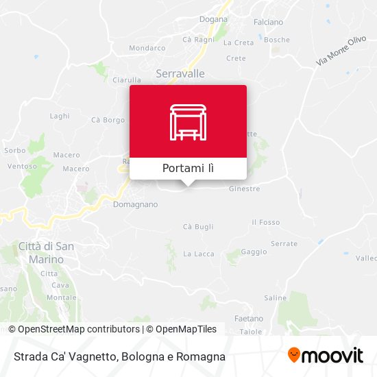 Mappa Strada Ca' Vagnetto