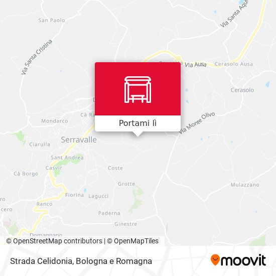 Mappa Strada Celidonia