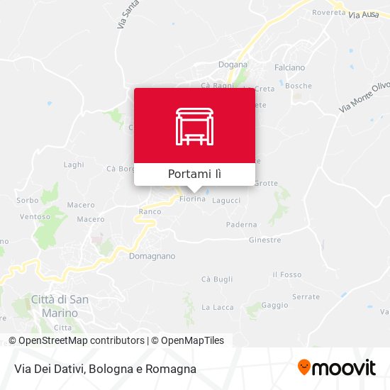 Mappa Via Dei Dativi