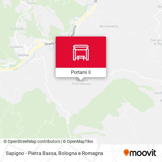 Mappa Sapigno - Pietra Bassa