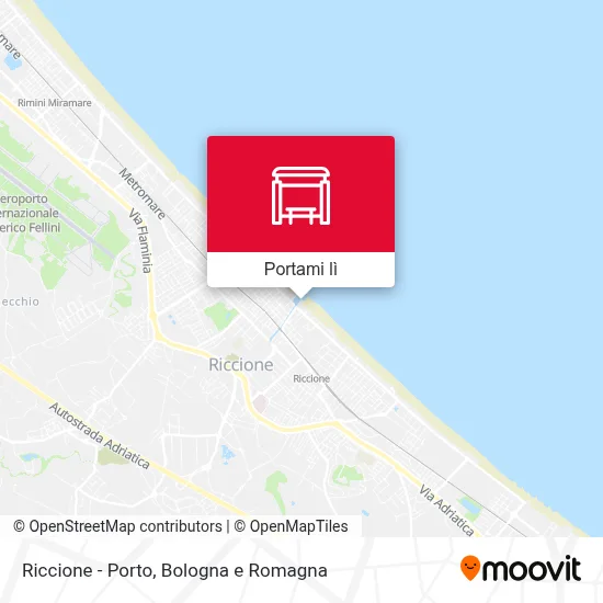 Mappa Riccione - Porto