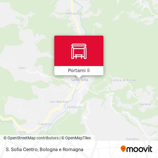 Mappa S. Sofia Centro