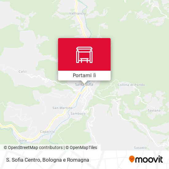 Mappa S. Sofia Centro