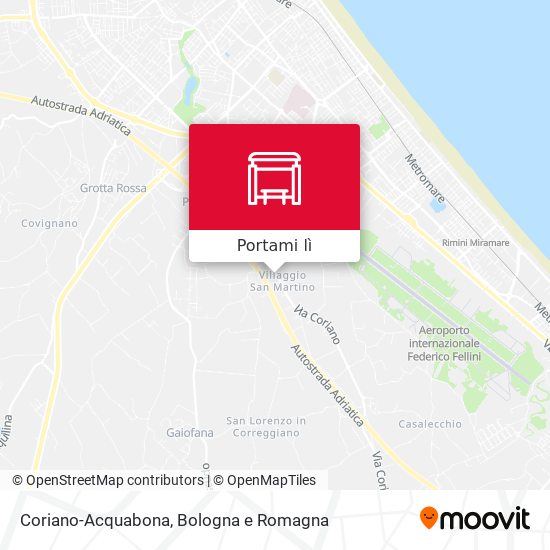 Mappa Coriano-Acquabona