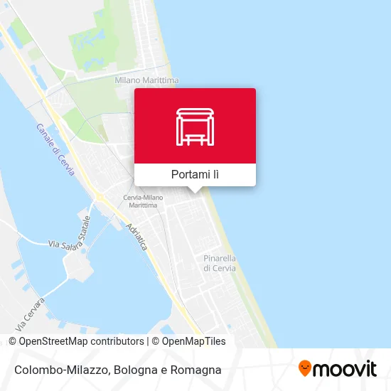 Mappa Colombo-Milazzo