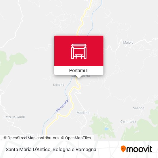 Mappa Santa Maria D'Antico