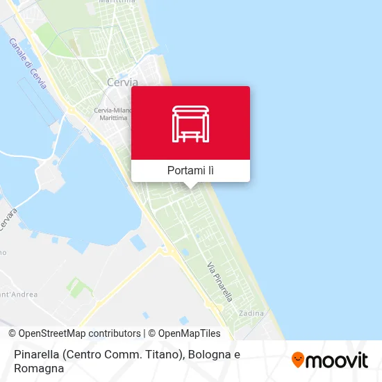 Mappa Pinarella (Centro Comm. Titano)