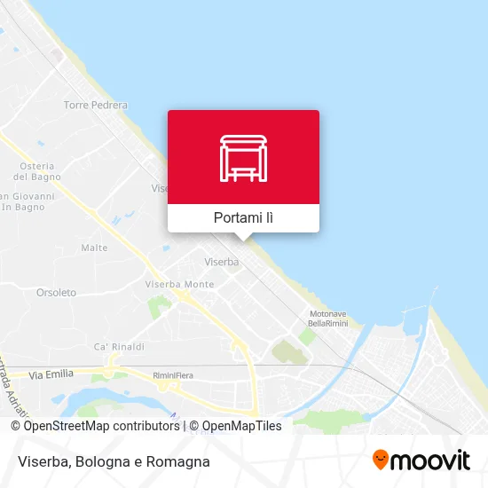 Mappa Viserba