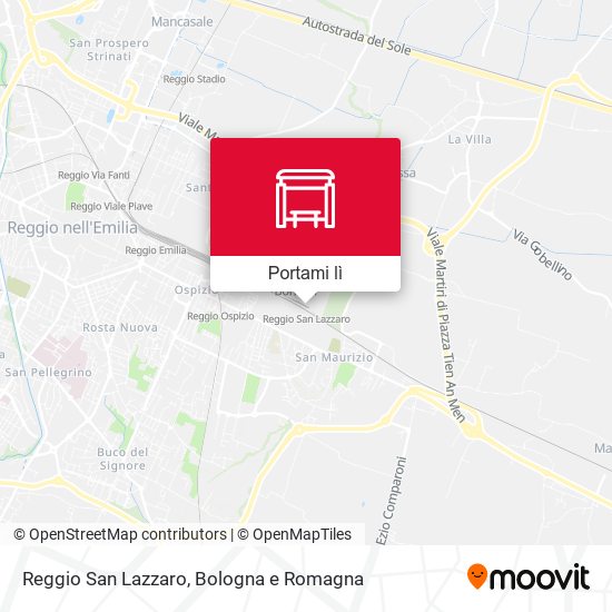 Mappa Reggio San Lazzaro