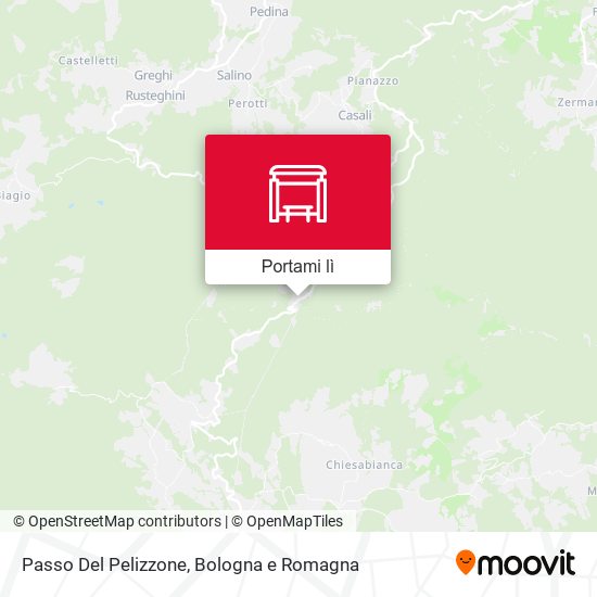 Mappa Passo Del Pelizzone