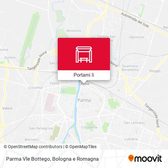 Mappa Parma Vle Bottego