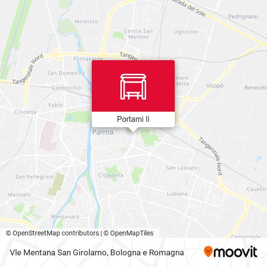 Mappa Vle Mentana San Girolamo